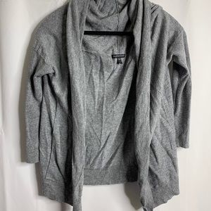 Eileen Fisher Shawl Collar Drape Open Cardigan S